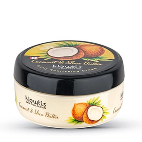 کرم مرطوب کننده دست و صورت نیوتیس حاوی نارگیل و شی باتر کاسه ای ۲۰۰ میل