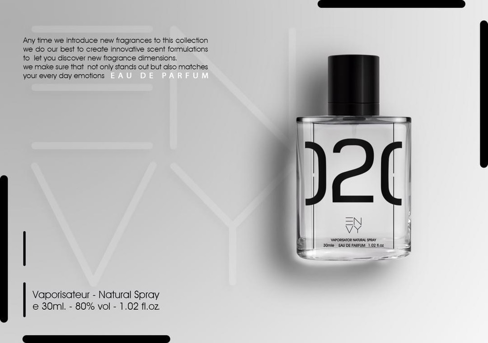ادوپرفیوم مردانه / زنانه ENVY مدل Molecules 02  حجم ۳۰ میل ( طرح مارک )