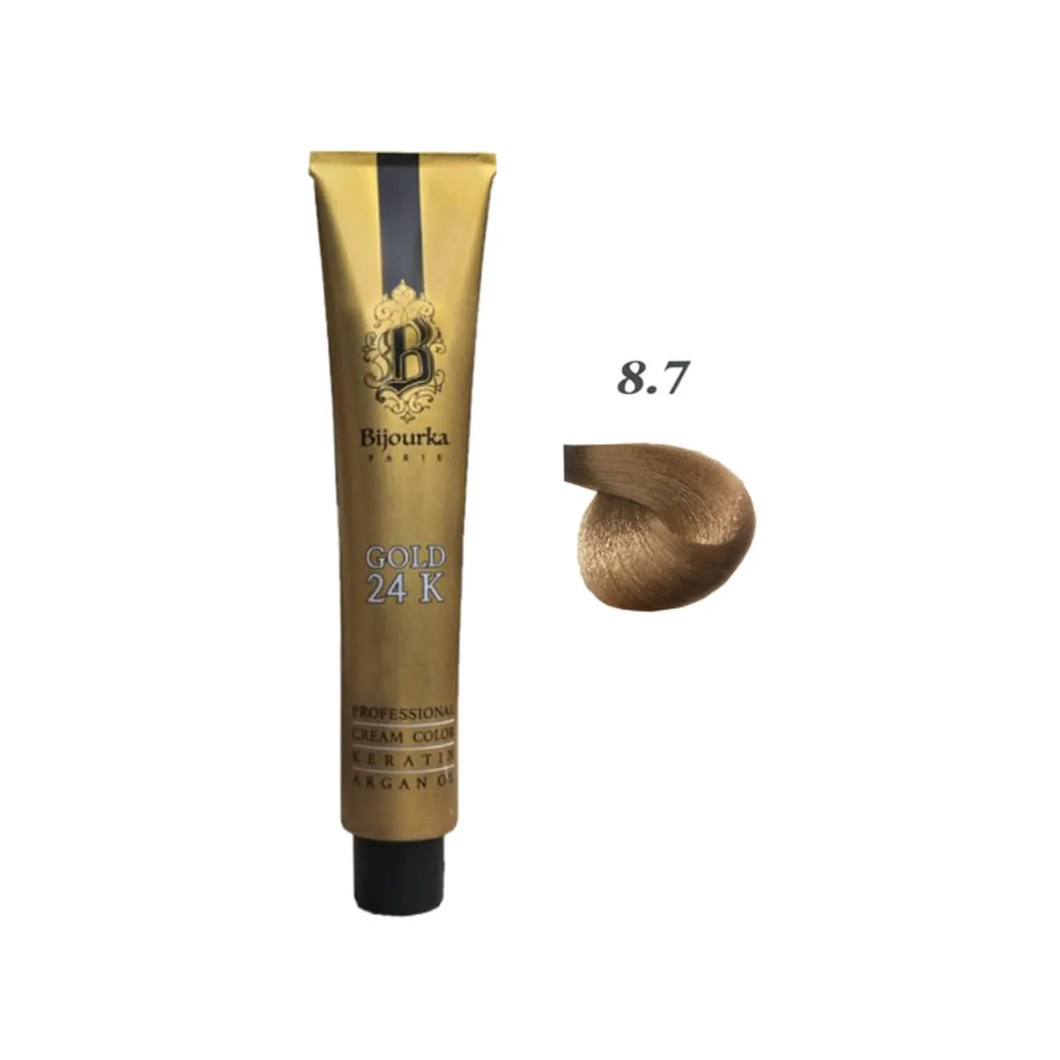 رنگ موی بیجورکا شماره ۸/۷ بلوند نسکافه ای روشن