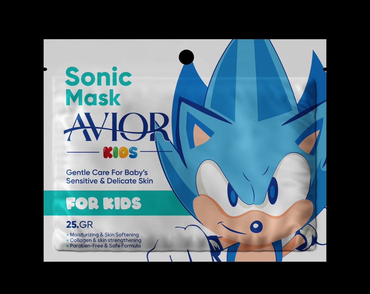 ماسک صورت کودک اویور مدل Sonic