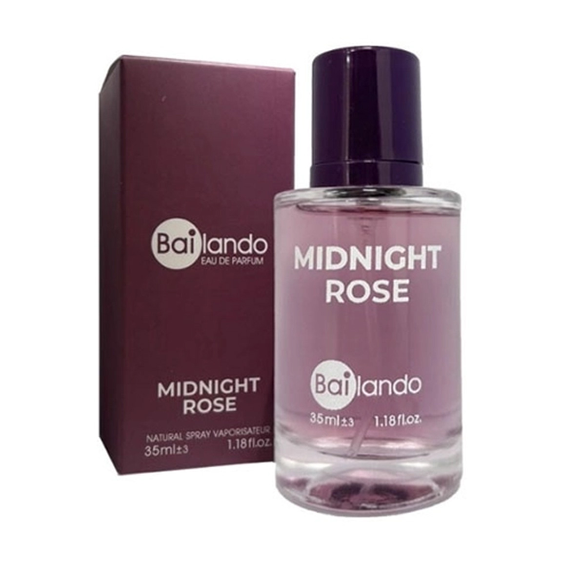 ادوپرفیوم زنانه بایلندو مدل میدنایت رز ۳۵ میل