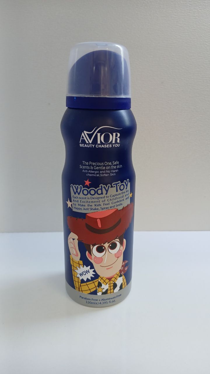 اسپری بدن کودک اویور مدل Woody Toy حجم ۱۳۰ میلی لیتر