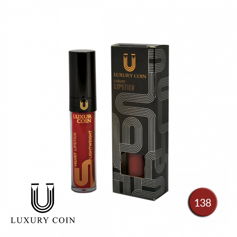 رژ لب مایع لاکچری کوین شماره ۱۳۸