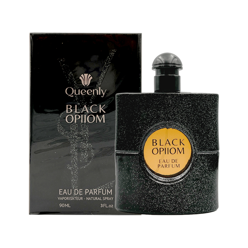 ادوپرفیوم زنانه کویینلی مدل BLACK OPIIOM حجم ۹۰ میلی لیتر - طرح مارک