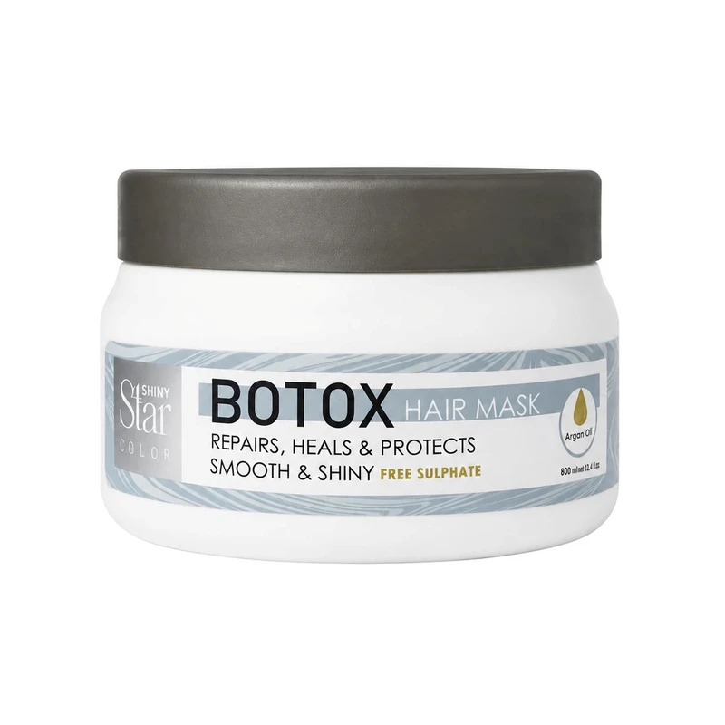 ماسک مو شاینی استار مدل Botox بدون آمونیاک با آبکشی حجم 500 میل