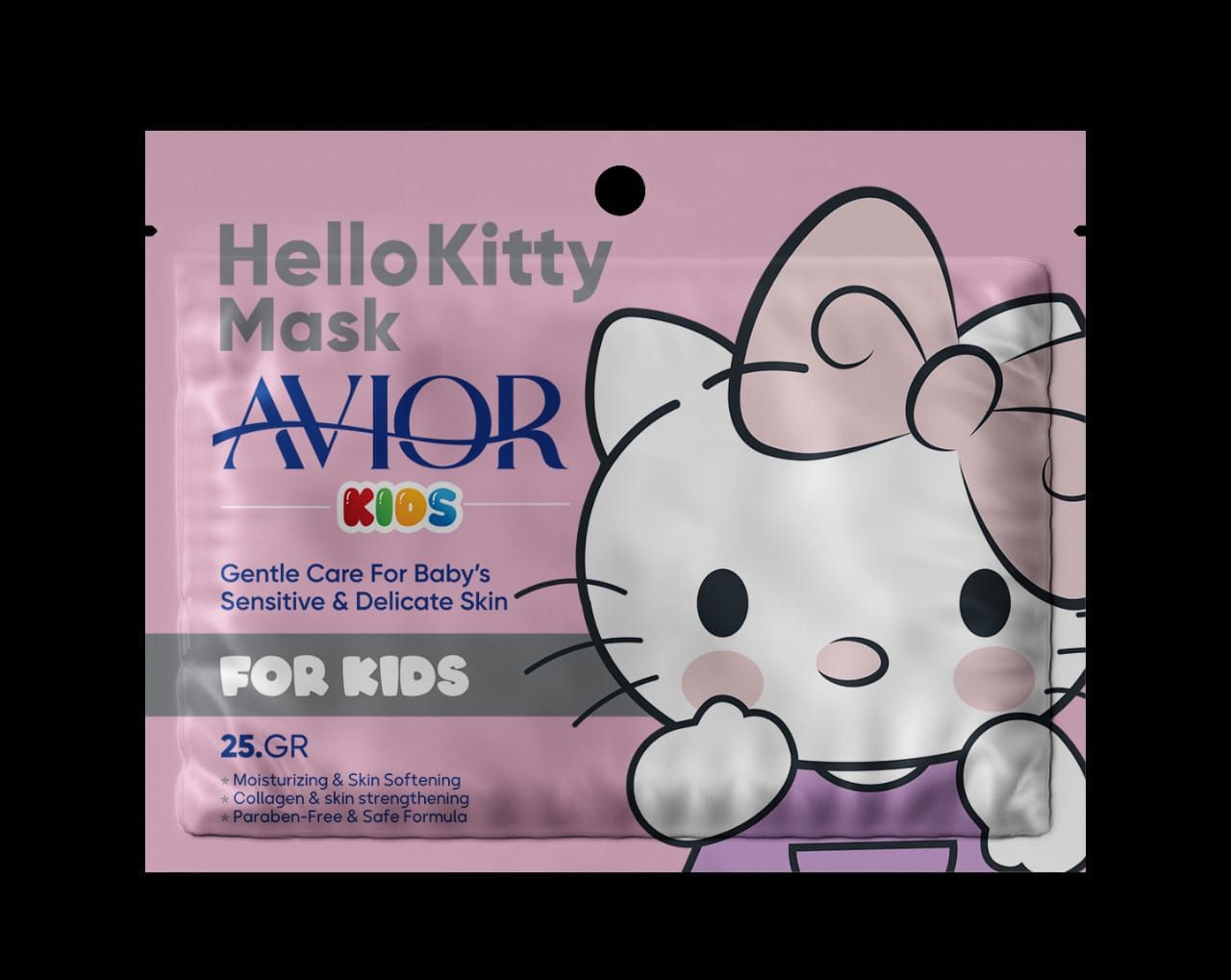 ماسک صورت کودک اویور مدل Hello Kitty
