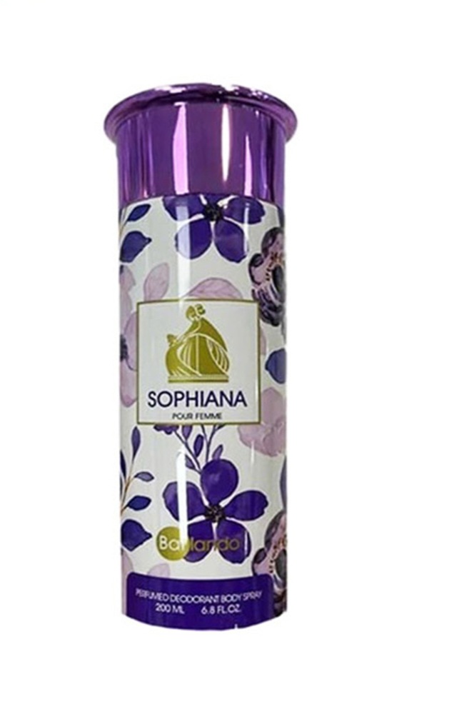 اسپری بدن زنانه بایلندو مدل SOPHIANA حجم ۲۰۰ میلی لیتر