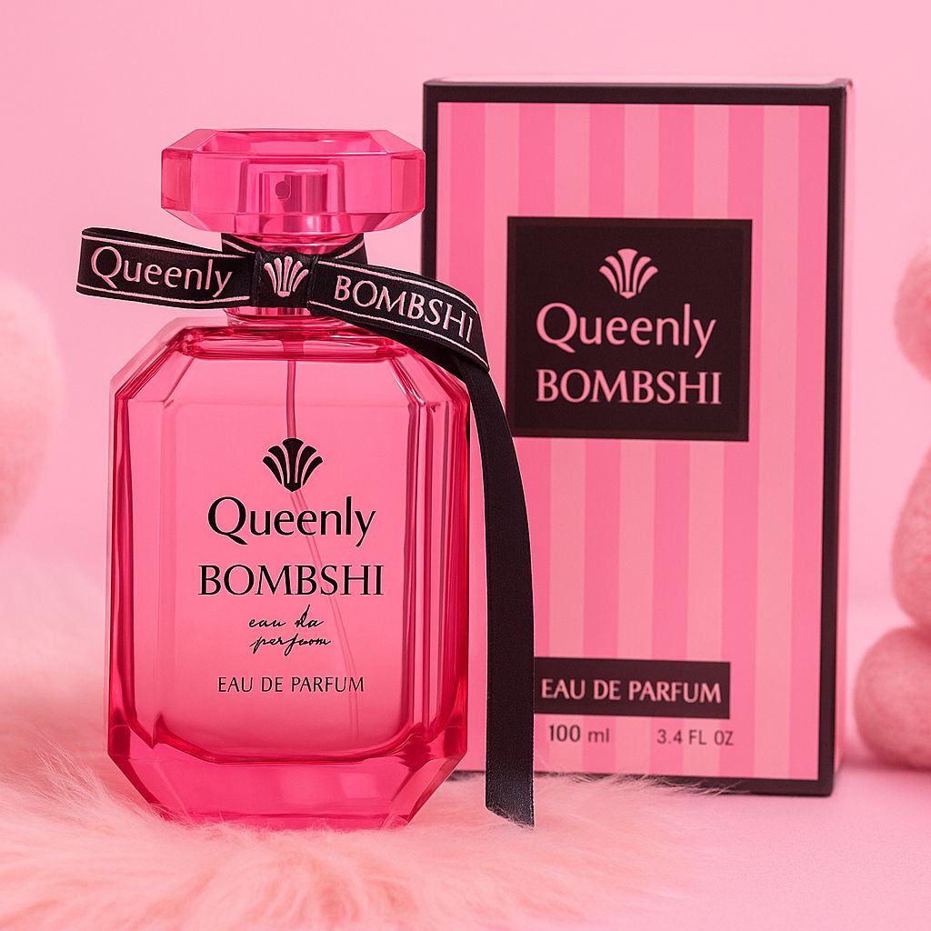 ادوپرفیوم زنانه کویینلی مدل BOMBSHI حجم ۱۰۰ میلی لیتر - طرح مارک