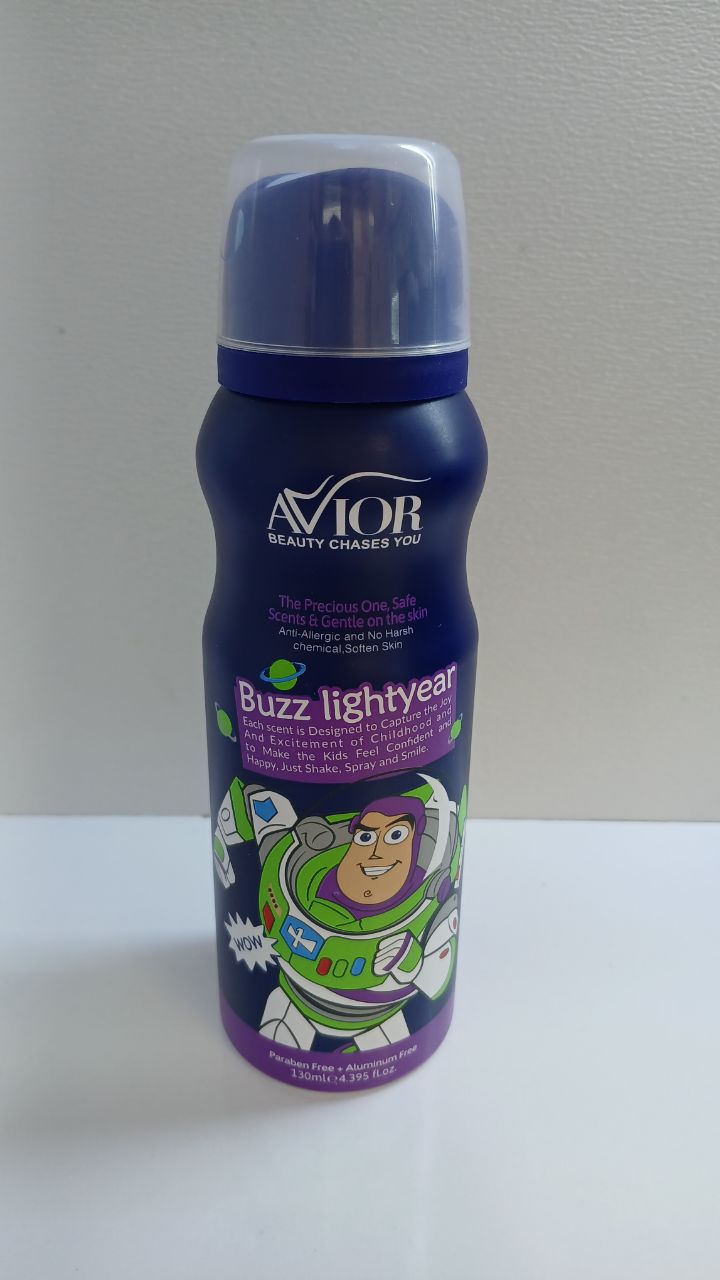 اسپری بدن کودک اویور مدل Buzz lightyear حجم ۱۳۰ میلی لیتر