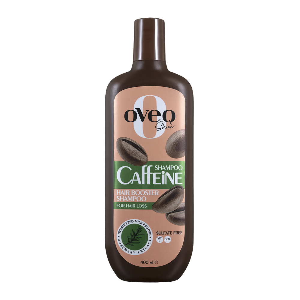 شامپو تقویت کننده موی سر کافئین مناسب موهای دارای ریزش اوک شاین حجم ۴۰۰ میلی لیتر