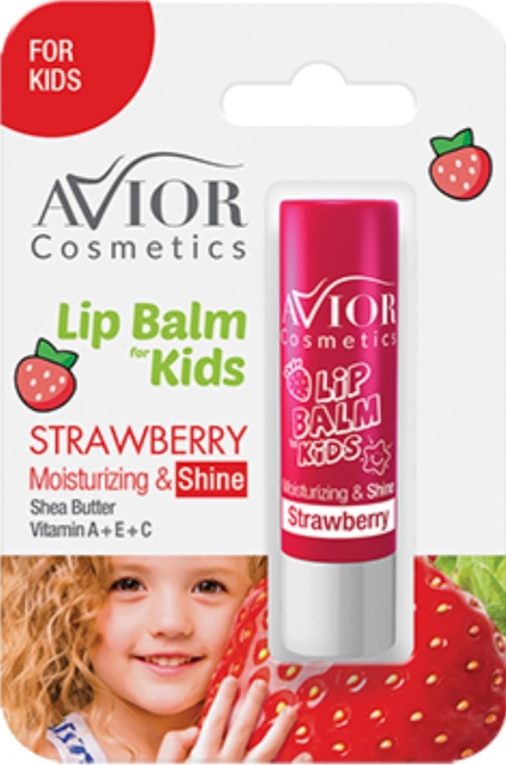 نرم کننده و براق کننده لب اویور ( مراقبتی ) - توت فرنگی مخصوص کودکان