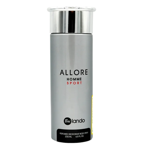 اسپری بدن مردانه / زنانه بایلندو مدل ALLORE HOMME حجم ۲۰۰ میلی لیتر