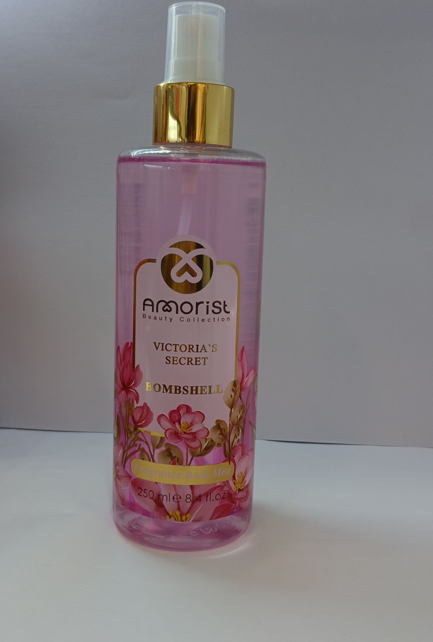 بادی اسپلش زنانه آموریست مدل ویکتوریا سکرت بامشل حجم ۲۵۰ میلی لیتر