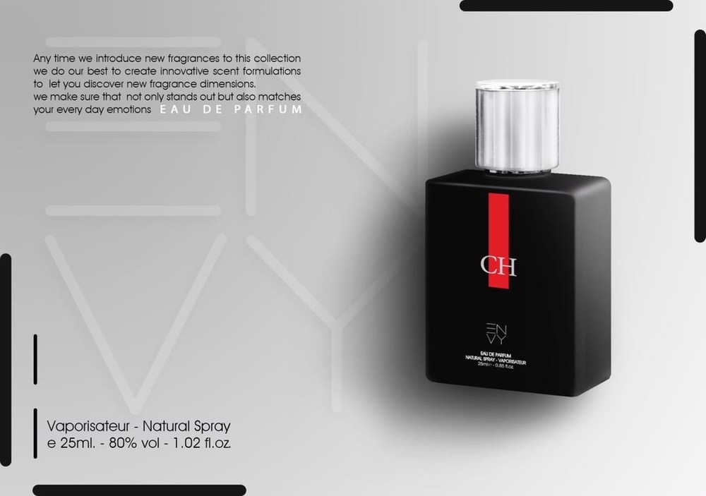 ادوپرفیوم مردانه ENVY مدل CH MEN حجم ۲۵ میل ( طرح مارک )