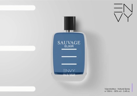 ادوپرفیوم مردانه ENVY مدل SAUVAGE ELIXIR حجم ۱۰۰ میل ( اقتصادی )