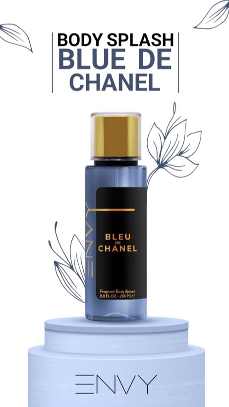 بادی اسپلش مردانه ENVY مدل BLUE DE CHANEL حجم ۲۶۰ میل