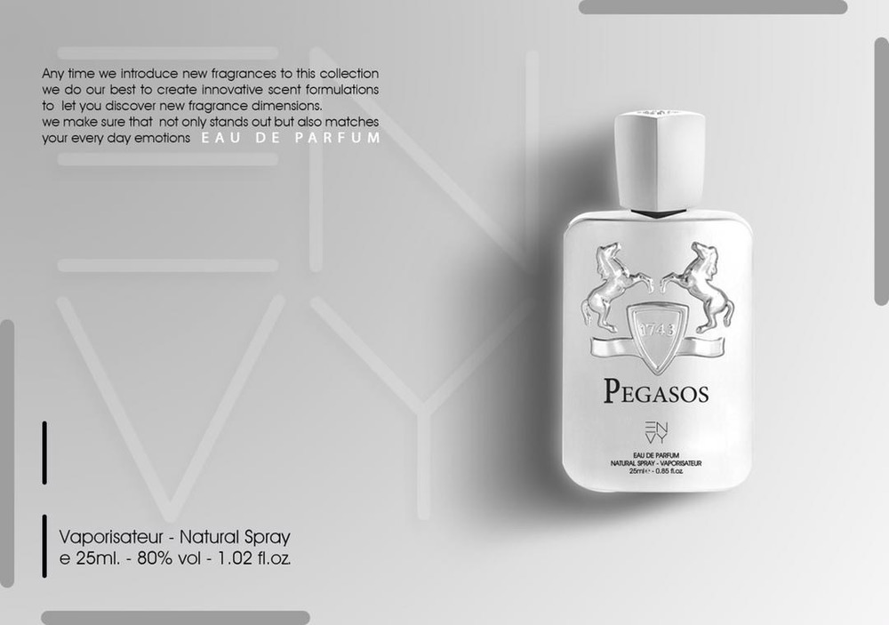 ادوپرفیوم مردانه ENVY مدل PEGASOS حجم ۲۵ میل ( طرح مارک )