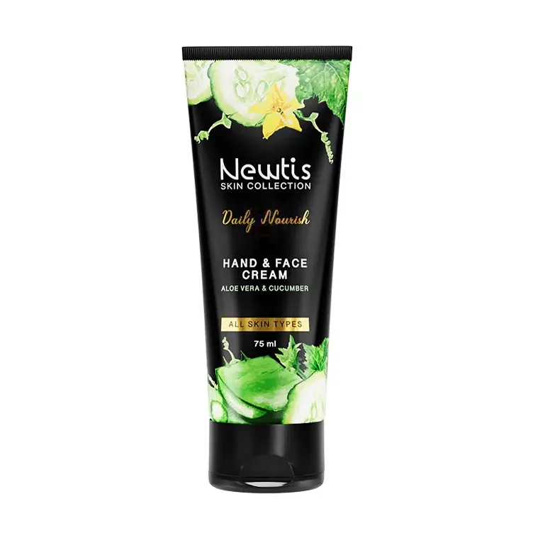 کرم مرطوب کننده دست و صورت نیوتیس حاوی آلوئه ورا و خیار حجم ۷۵ میل