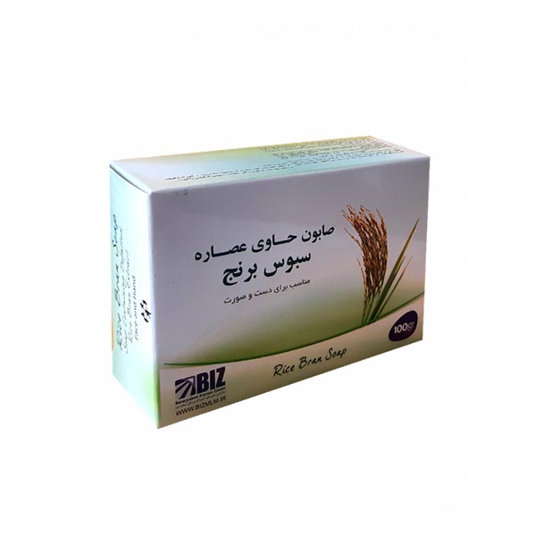 صابون دست و صورت سبوس برنج بیز