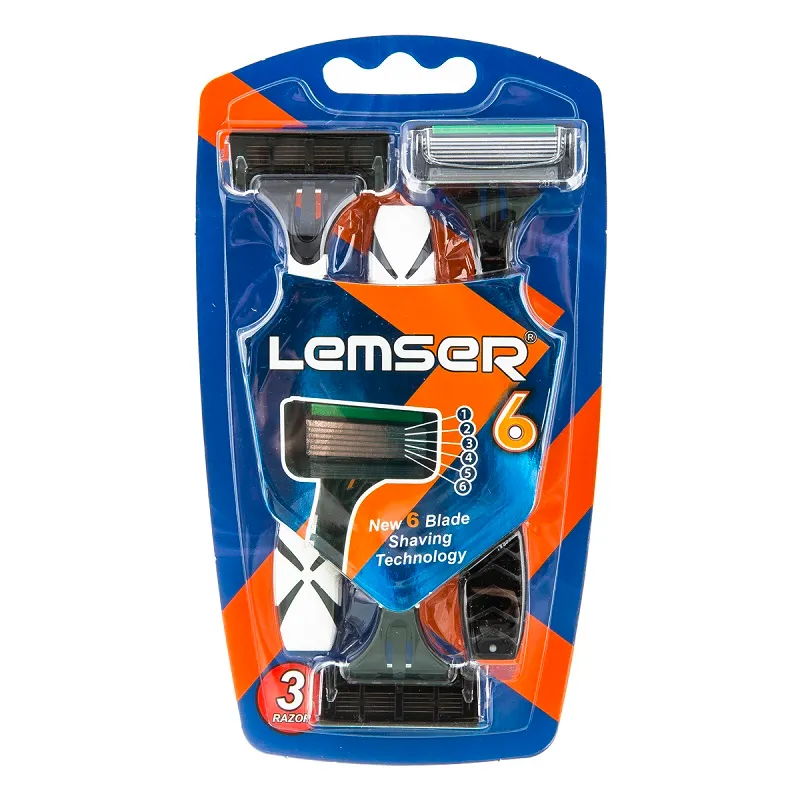 تیغ اصلاح شش لبه وکیوم ۳ عددی - SX500L