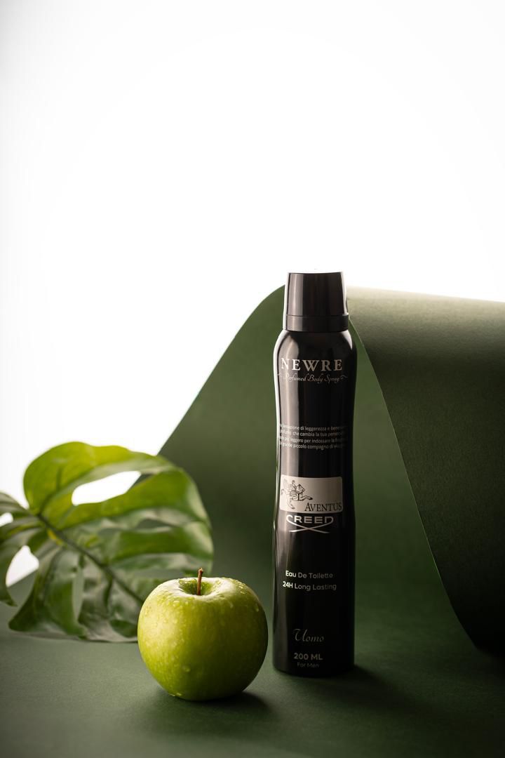 اسپری بدن مردانه NEWRE مدل AVENTUS حجم ۲۰۰ میلی لیتر