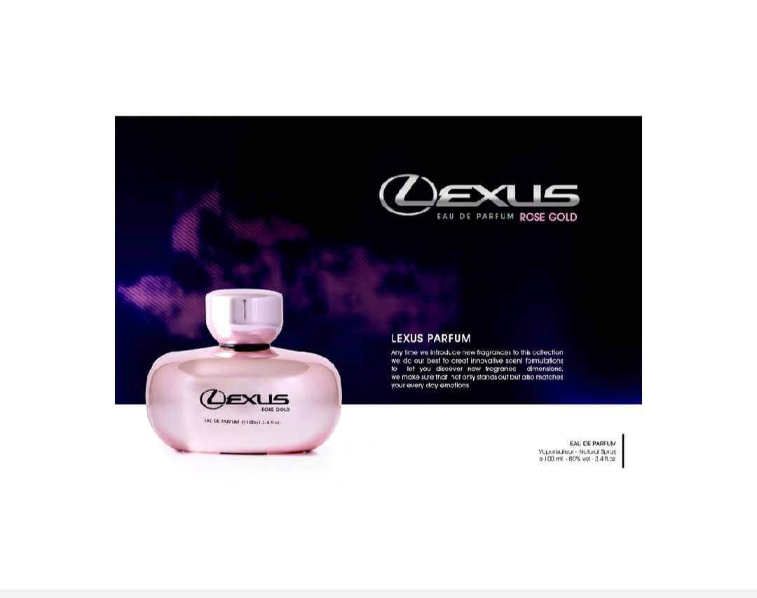 ادوپرفیوم زنانه رودیر مدل LEXUS ROSE GOLD حجم ۱۰۰ میلی لیتر