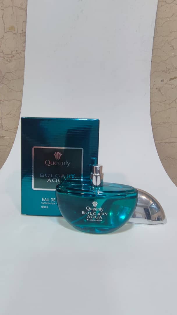 ادوپرفیوم مردانه کویینلی مدل BULGARRY AQUA حجم ۱۰۰ میلی لیتر - طرح مارک