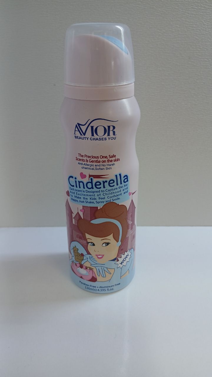 اسپری بدن کودک اویور مدل Cinderella حجم ۱۳۰ میلی لیتر