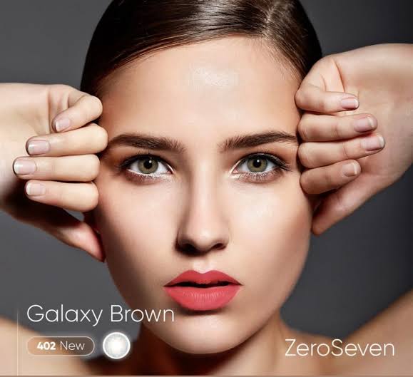 لنز چشم فصلی zeroseven شماره Galaxy brown402
