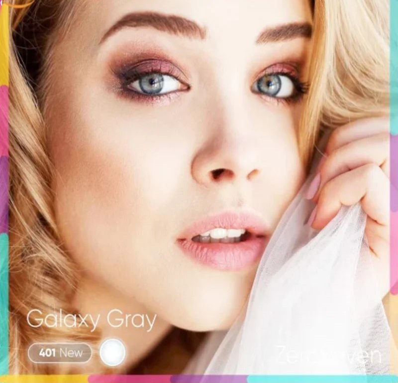 لنز چشم فصلی zeroseven شماره Galaxy gray401