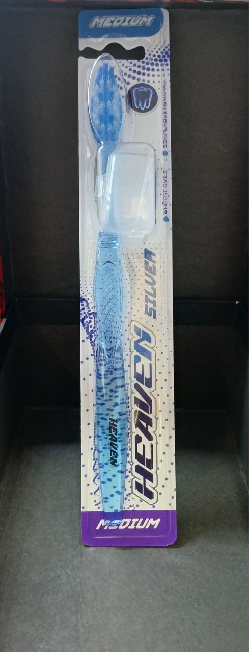 مسواک متوسط بزرگسال مدل سیلور هیون