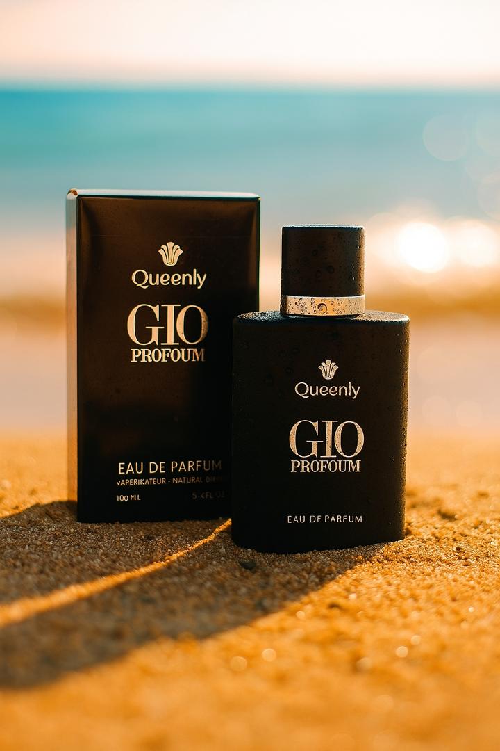 ادوپرفیوم مردانه کویینلی مدل GIO PROFOUM حجم ۱۰۰ میلی لیتر - طرح مارک