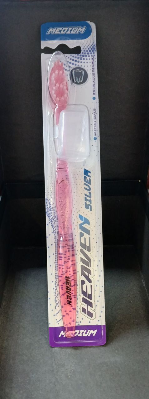 مسواک متوسط بزرگسال مدل سیلور هیون