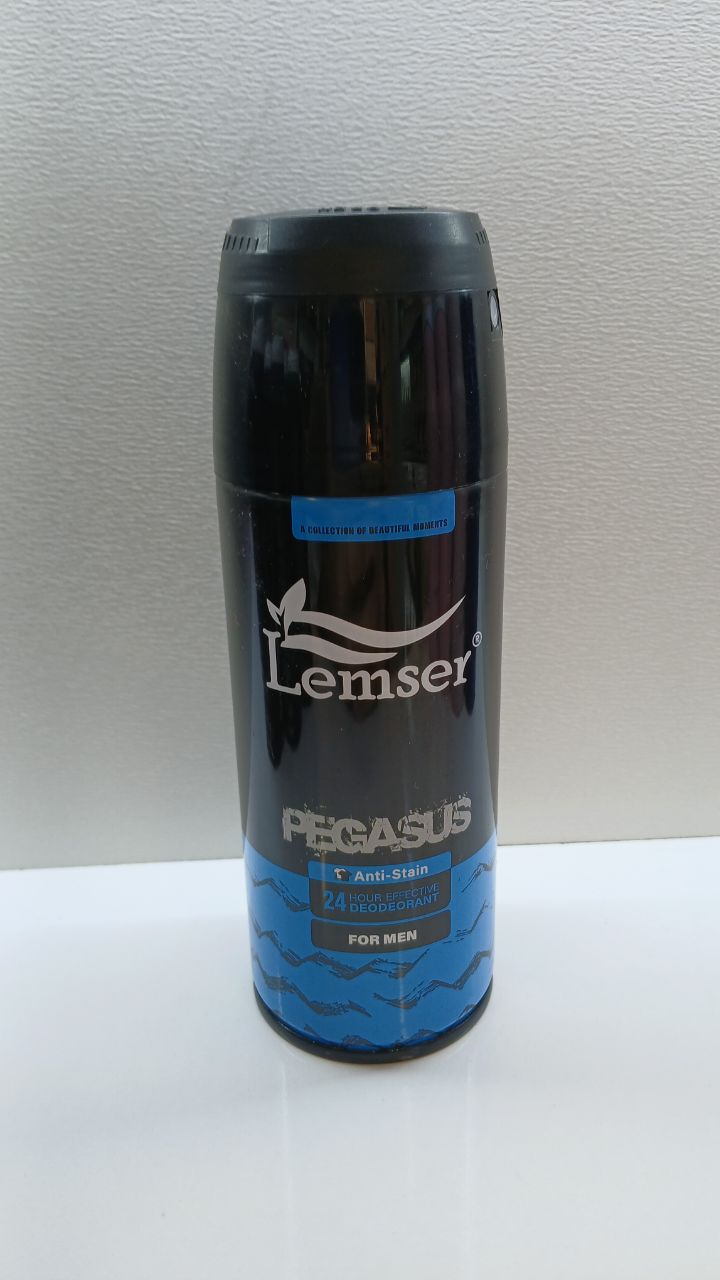 اسپری خوشبو کننده بدن مردانه لمسر مدل PEGASUS حجم ۱۵۰ میلی لیتر