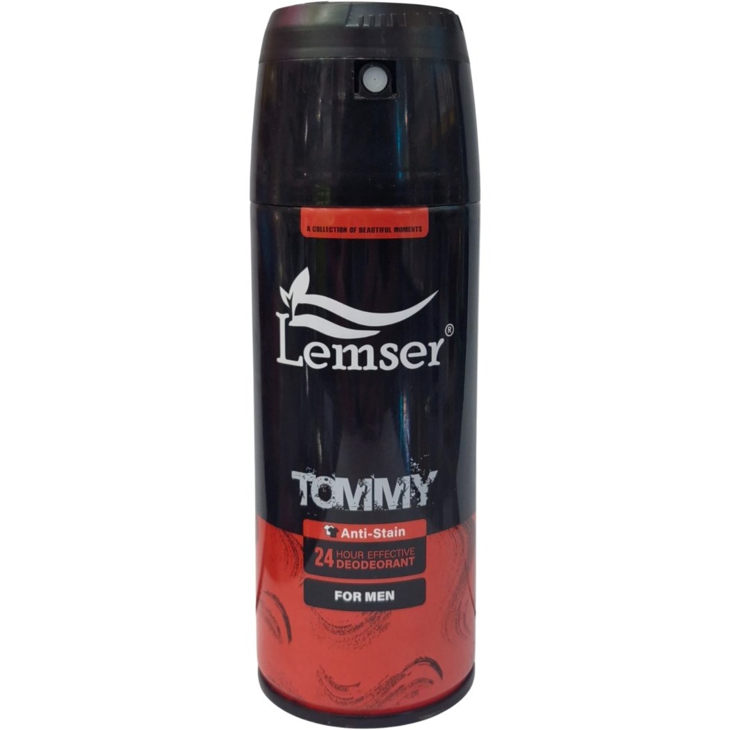 اسپری خوشبو کننده بدن مردانه لمسر مدل TOMMY حجم ۱۵۰ میلی لیتر