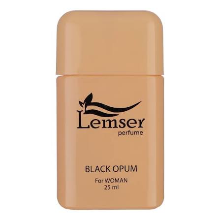 عطر جیبی زنانه لمسر مدل BLACK OPIUM حجم ۲۵ میلی لیتر