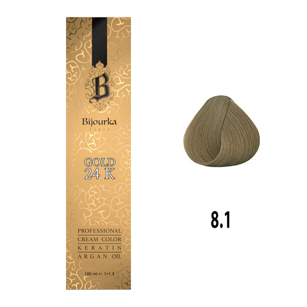 رنگ موی بیجورکا شماره ۸/۱ بلوند خاکستری روشن