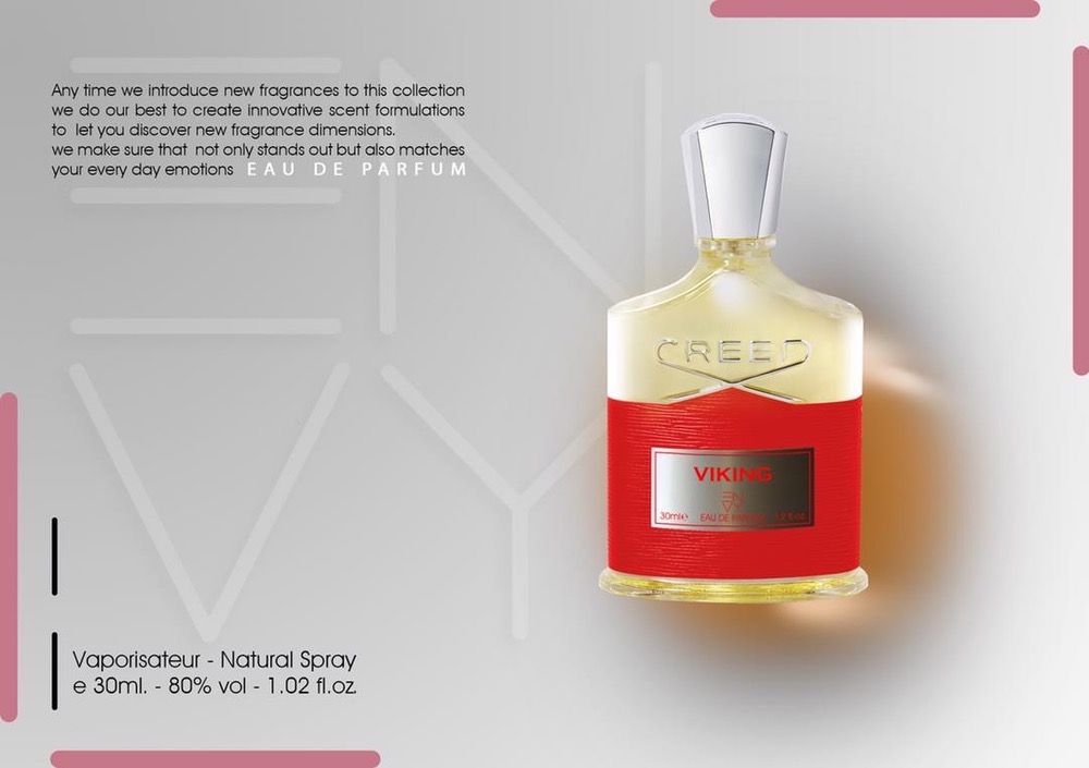 ادوپرفیوم مردانه ENVY مدل CREED VIKING حجم ۳۰ میل ( طرح مارک )