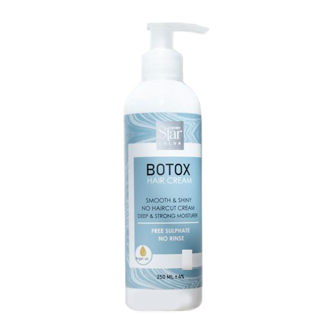 کرم مو شاینی استار مدل BOTOX (بدون آبکشی ) بدون آمونیک حجم ۲۵۰ میل