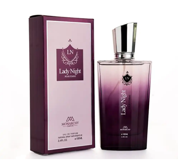ادوپرفیوم زنانه مونارچی مدل LADY NIGHT (میدنایت رز) حجم 100 میل
