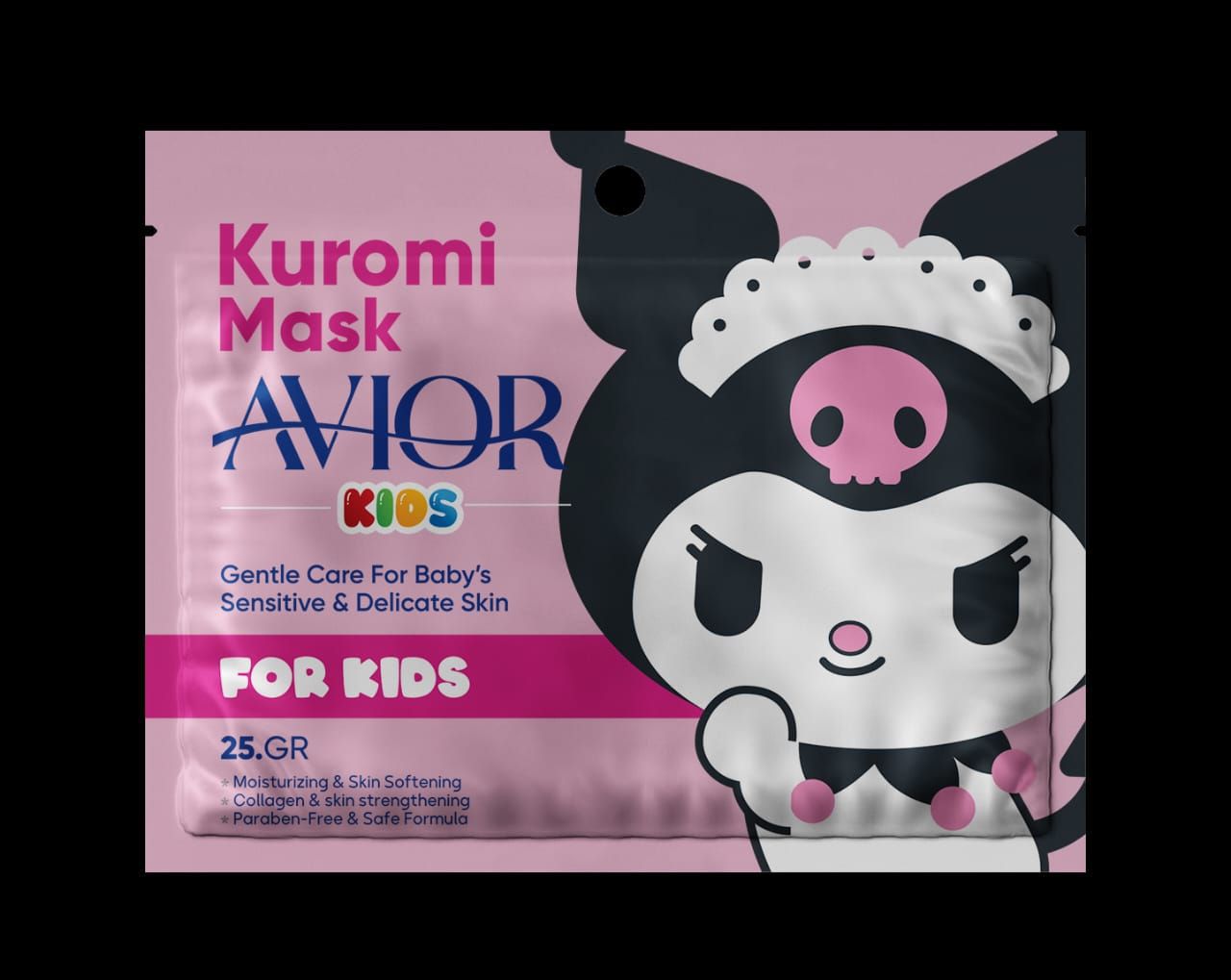 ماسک صورت کودک اویور مدل Kuromi