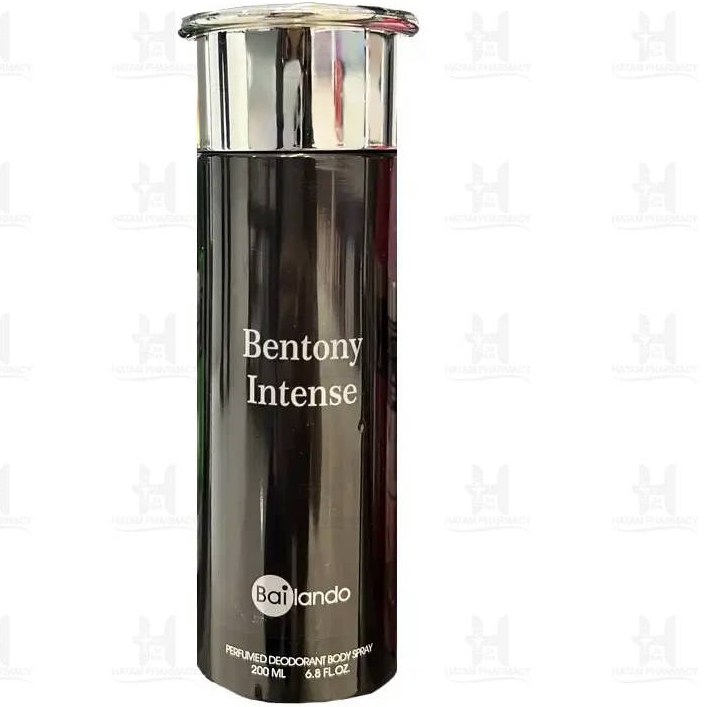 اسپری بدن مردانه / زنانه بایلندو مدل Bentony Intense حجم ۲۰۰ میلی لیتر