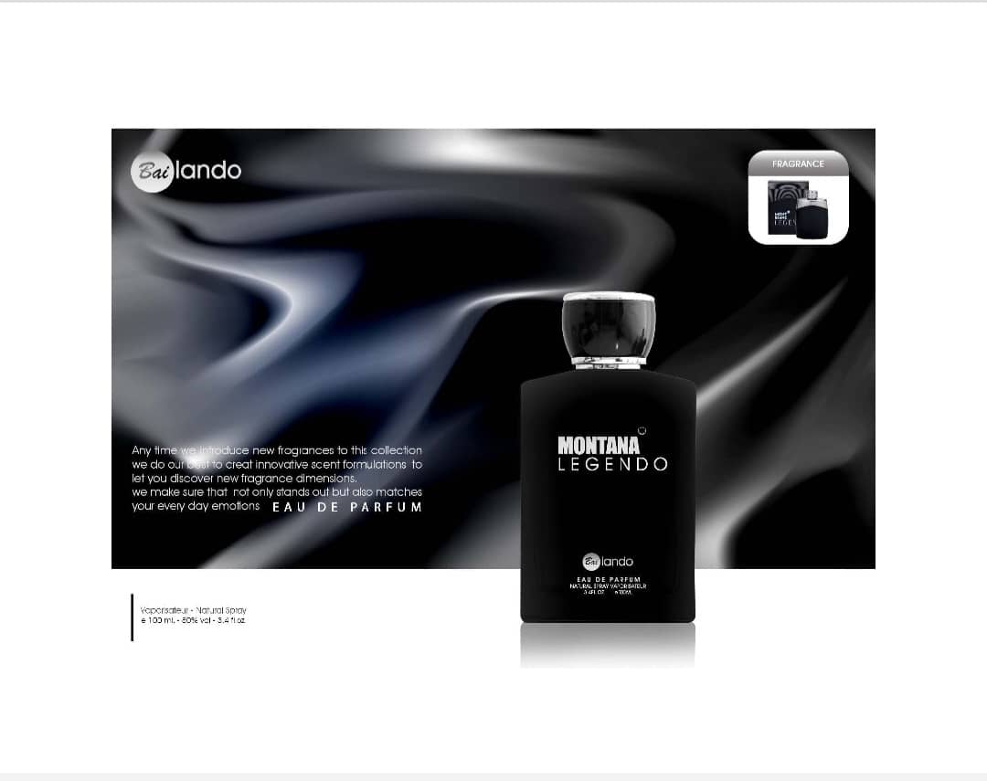ادوپرفیوم مردانه بایلندو مدل MONTANA LEGENDO حجم ۱۰۰ میلی لیتر
