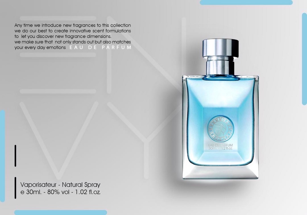 ادوپرفیوم مردانه ENVY مدل VERSACE POUR HOMME حجم ۳۰ میل ( طرح مارک )